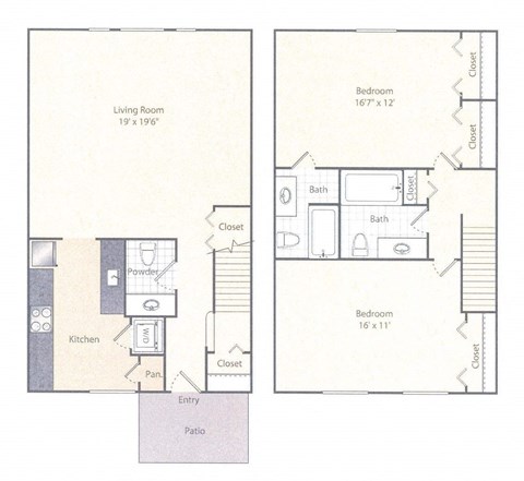 BTH2 Floor Plan at Amberleigh, Virginia